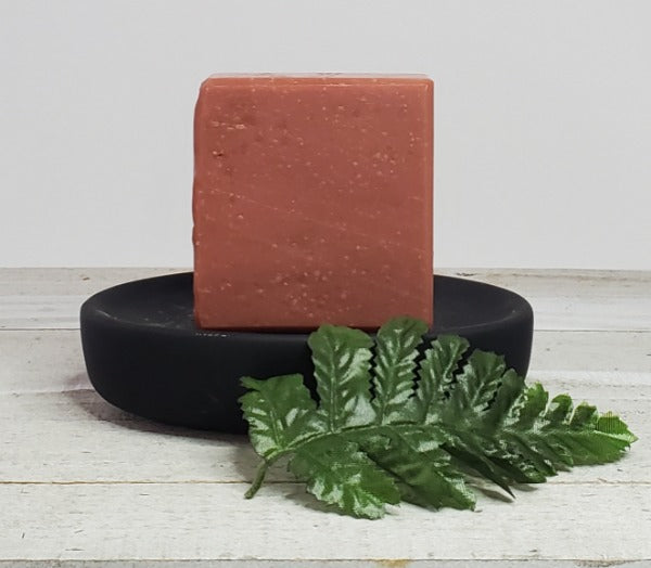 Burgundy handmade soap