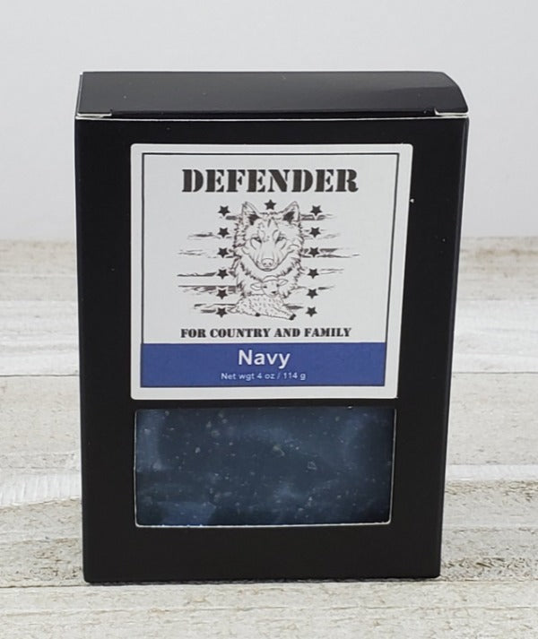 Navy Handmade Soap Box