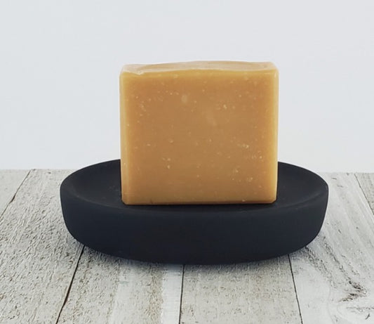 caramel colored handmade soap
