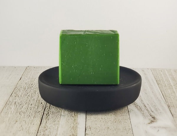 Honor handmade soap mountain green color
